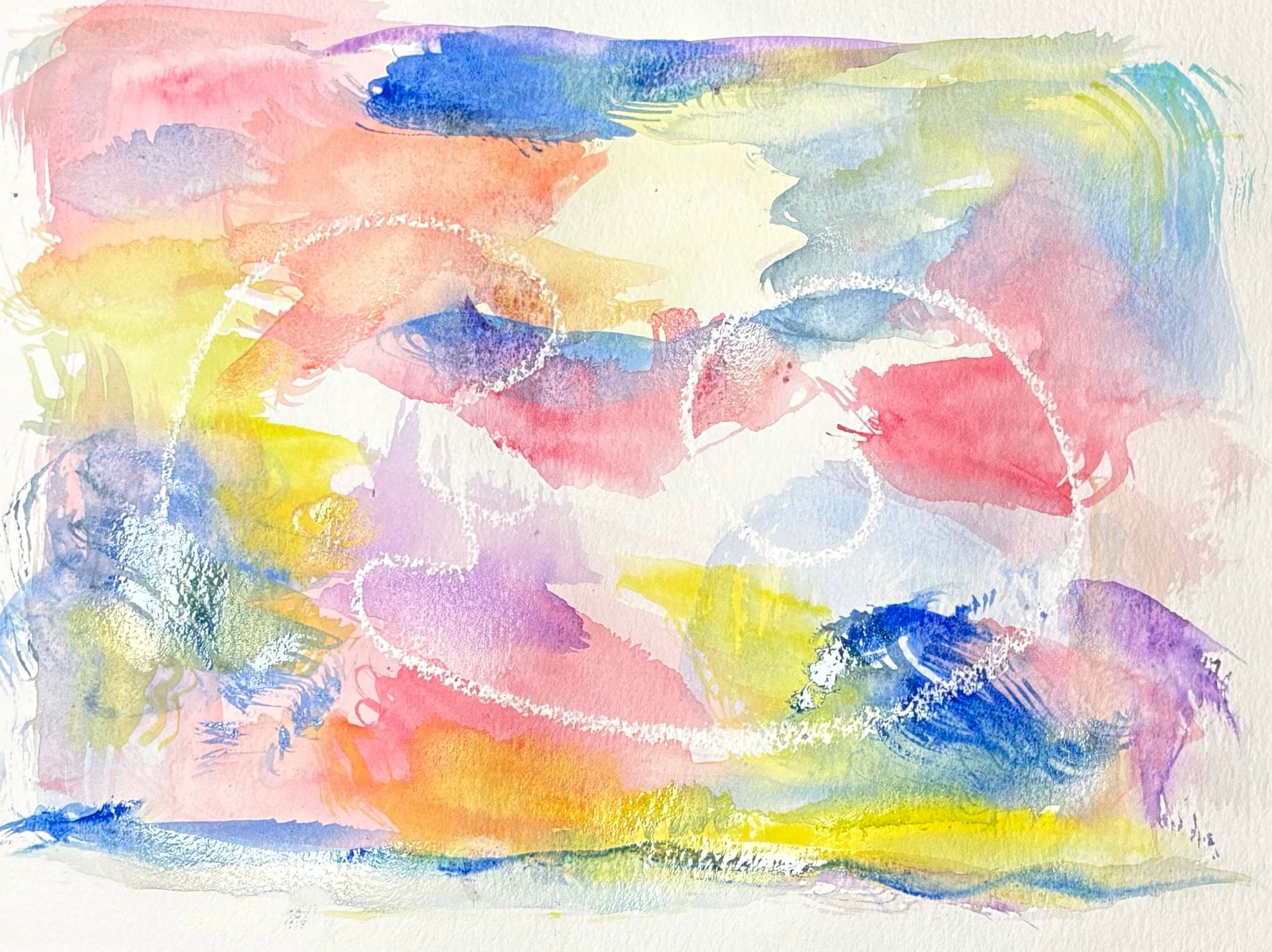 Untitled watercolour painting by Bill Whyte (31)